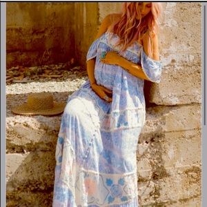 Fillyboo maternity carousel maxi dress L